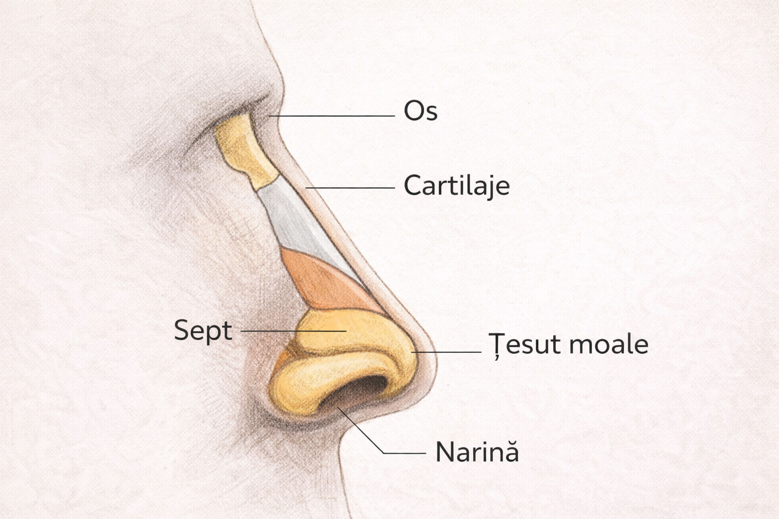 anatomie nas, momentul potrivit pentru rinoseptoplastie